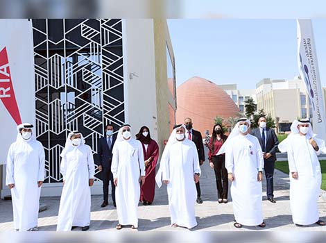 an image of Al Tayer and Al Zarooni attending part of the final test of the Challenge