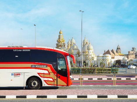 an image of RTA Global village buses