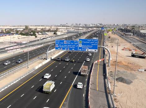 an image showing The new expansion contributes to the smooth traffic flow