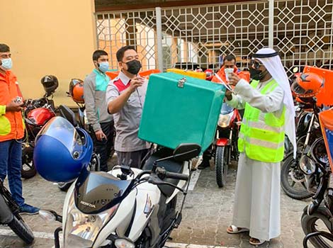 an image of inspection visits to Orders Delivering
