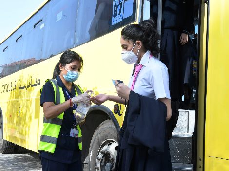 an image of RTA inspects buses