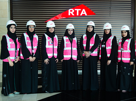 An image of Visibility Safety Uniform for female staff at project sites