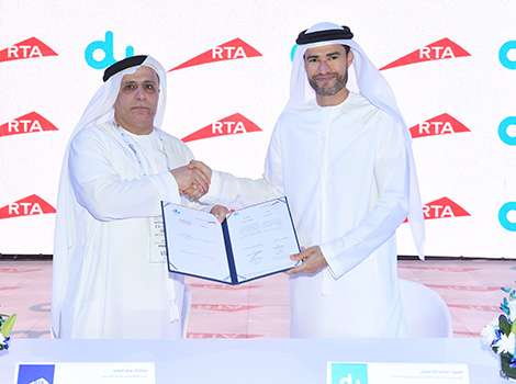 an image of HE Mattar Al Tayer, RTA’s Director General and Chairman of the Board and HE Mohammed Al Hussaini, Chairman, EITC