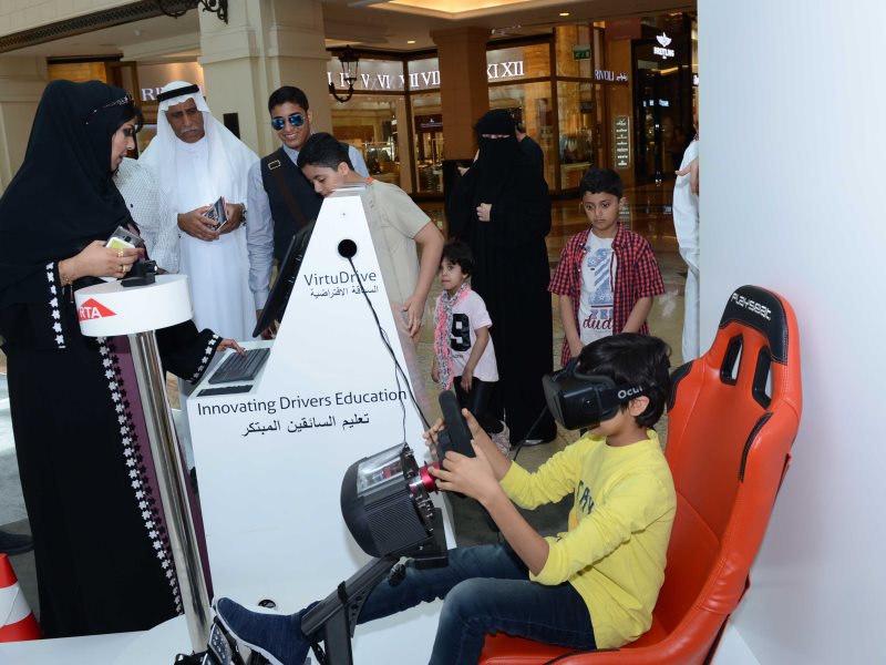 RTA gallery item of RTA launches GCC Traffic Week at Mall of the Emirates 