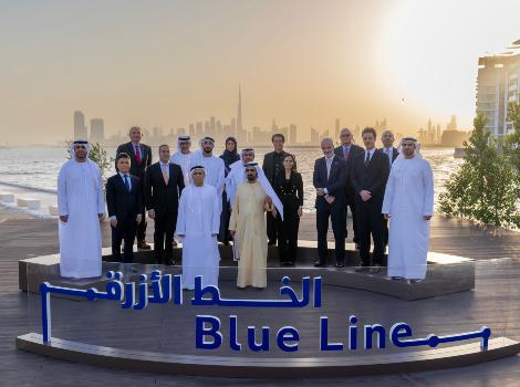 Image for Mohammed bin Rashid lays foundation stone for Dubai Metro Blue Line