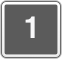 number key 1 icon