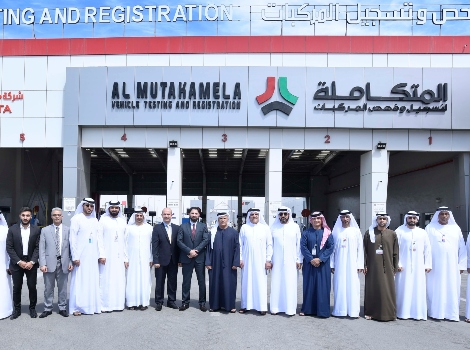 an image of Al Tayer opens Al Mutakamela Vehicle Testing and Registration Centre at Al Quoz