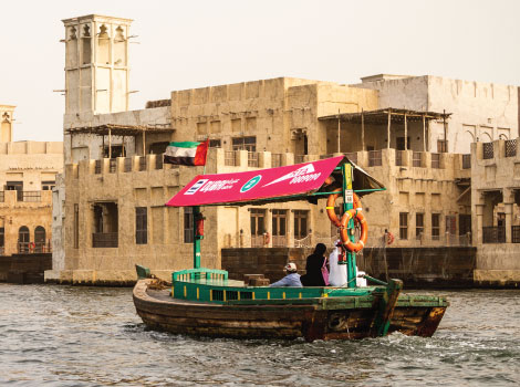 an image of Explore old Dubai's charms aboard an Abra