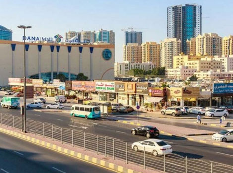 Al Rashidiya area and the surrounding areas