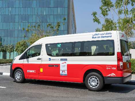 an image of Bus on demand vehicle