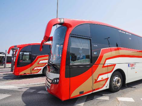 an image of RTA Buses to transport Expo visitors