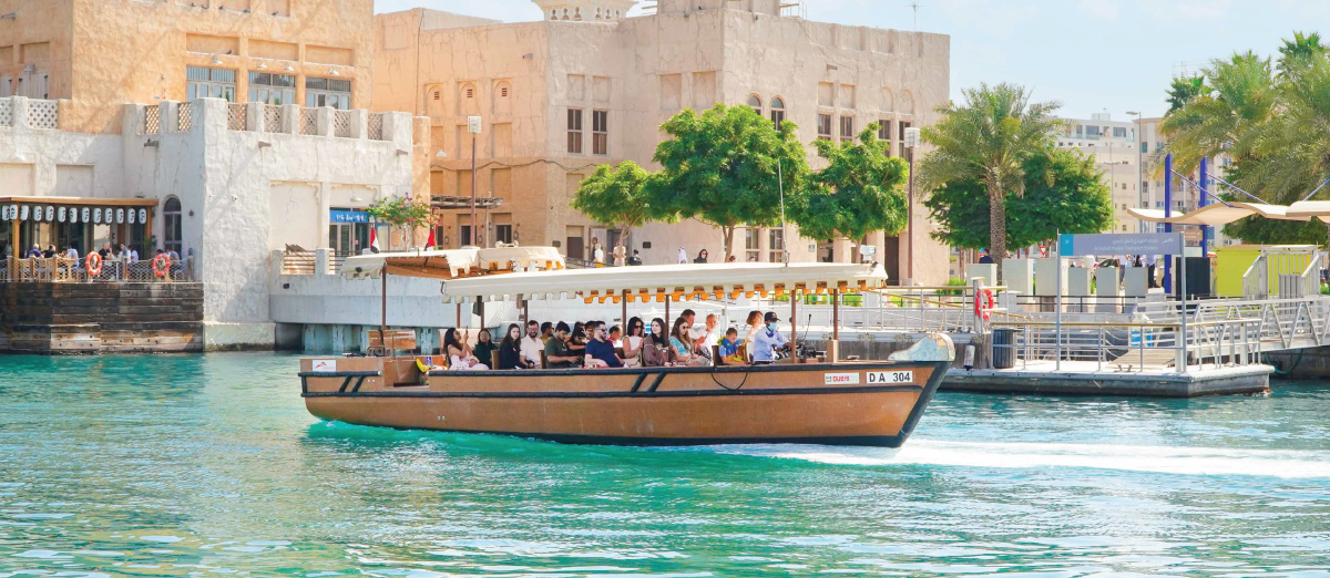 صورة علوية  استكشف عراقة دبي القديمة بمنظور جديد مع العبرة