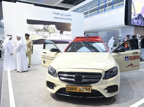 an image from Launching the region’s first ‘Autonomous taxi’ at GITEX