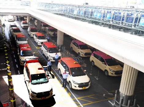 an image of Dubai Taxies at Dubai Airports
