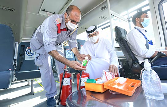 an image of safety measures on the school bus