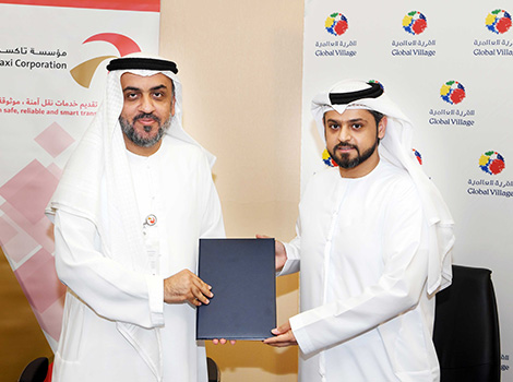An image about Dubai Taxi inks exclusive agreement to transit Global Village visitors
