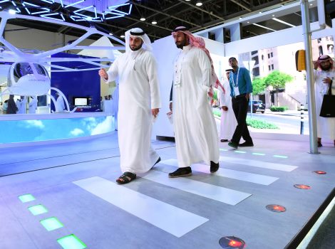 Exhibiting Smart Pedestrian Signal in Gitex 2017