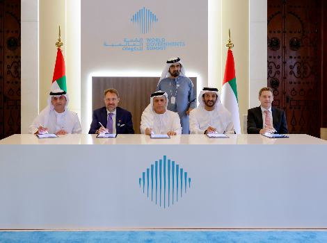 an image of Signing the agreement to launch aerial taxis