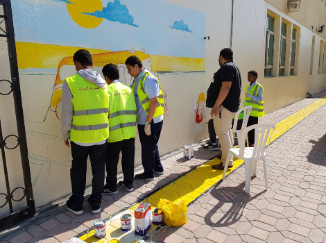 an image of traffic awareness in schools and nurseries of Dubai
