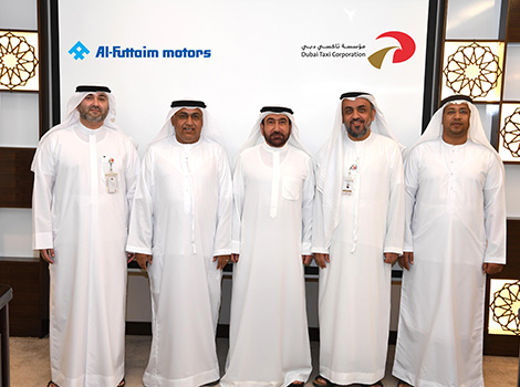 An image of the Team from RTA and Al-Futtaim Motors group