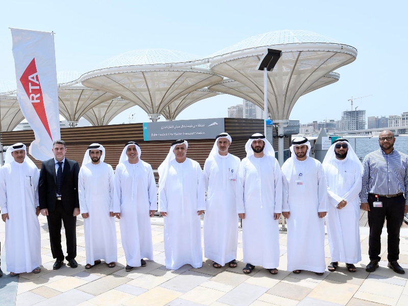 RTA gallery item of Al Tayer opens smart floating marine transport station at Dubai Festival City