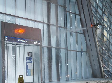 Article image of RTA Pilots Drone Technology to Clean Metro & Tram Station Facades