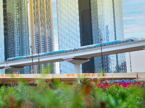 an image of Metro Dubai route