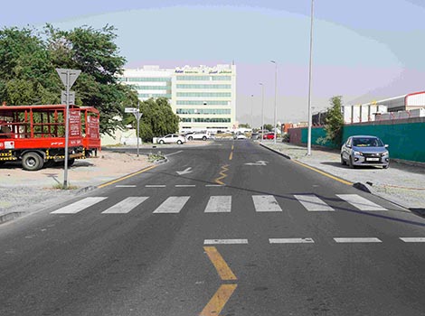 an image of completed roads contributed to the smooth traffic flow
