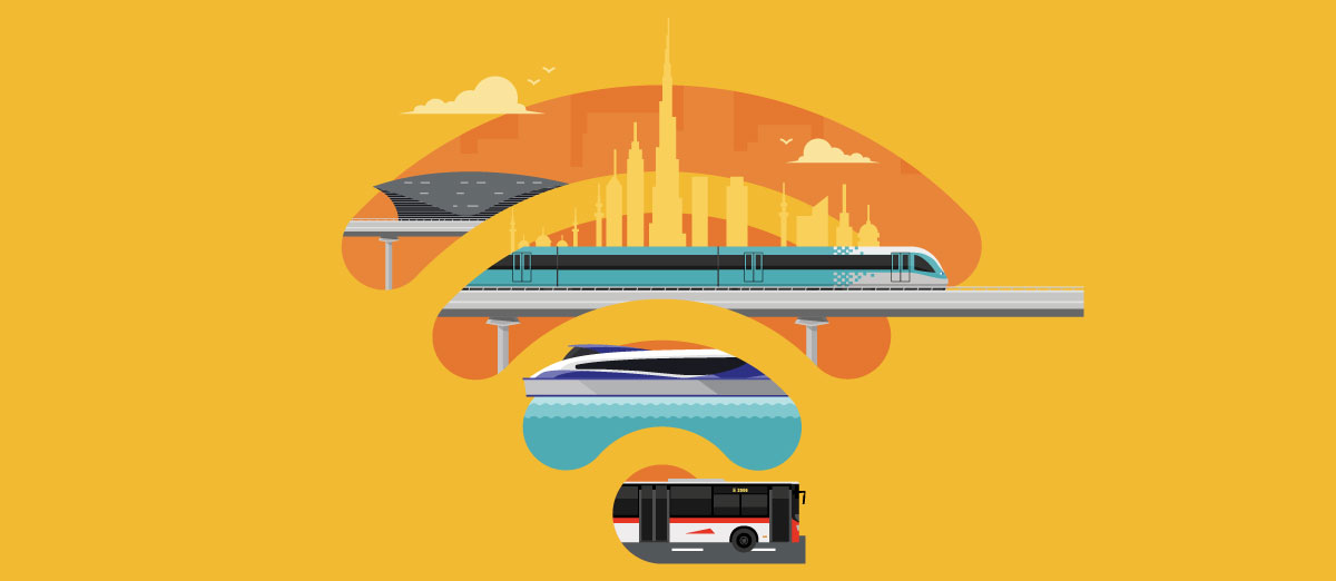 an image of Stay Connected with Free Wi-Fi at RTA Bus and Marine Stations