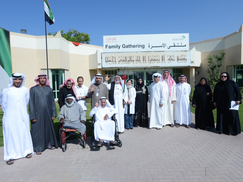 RTA gallery item of Dubai Taxi entertains elderlies in limo tour 