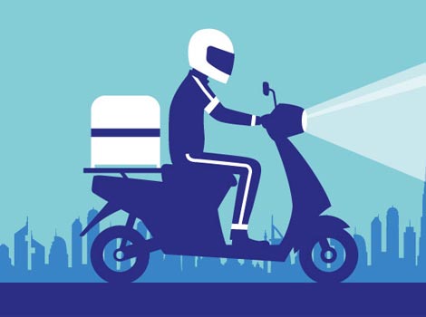an image of Road safety is our responsibility, motorbike rider edition.