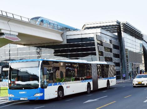an image of Dubai Bus metro link service