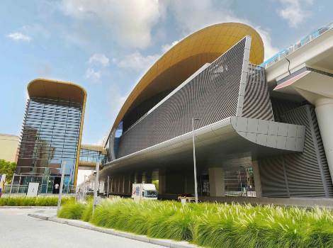 an image of Dubai metro station