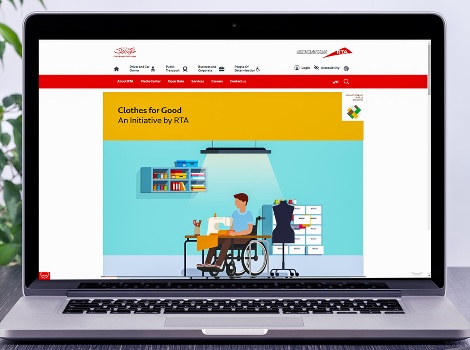 an image of clothes for good section on rta website