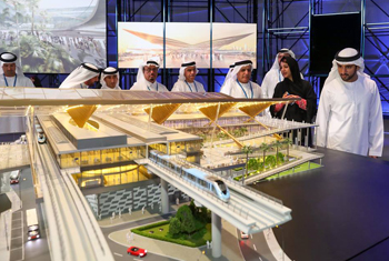 video of Hamdan bin Mohammed lays foundation stone of Route 2020