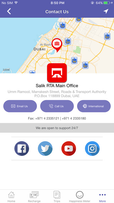 Salik RTA main office