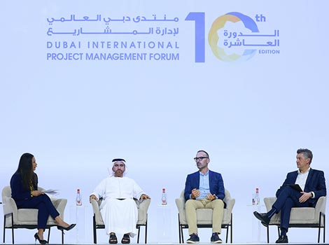 an image during the panel session "Sustainable Cities at the Intersection of Economy and Environment."