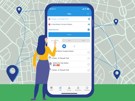 an image of Journey Planning inquiries now on the S'hail app