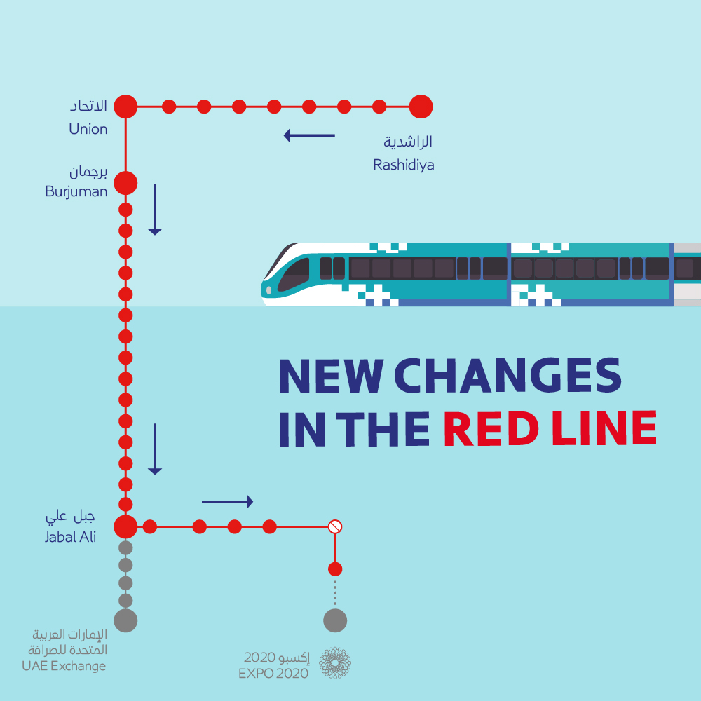 Rta Red Line Map Roads & Transport Authority - Route 2020