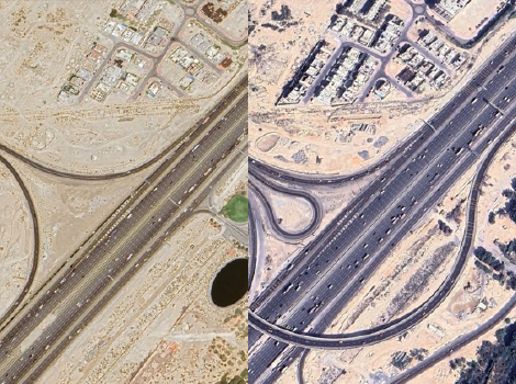 Development of Al Jamayel Street (formerly Garn Al Sabkha Street)