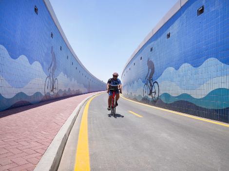 Image for RTA opens 160m cycling underpass at Meydan 