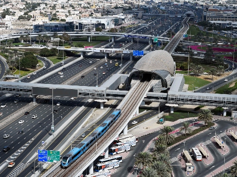 an image of view of metro red line