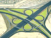 Al Houdh Roundabout free multi-tier crossing