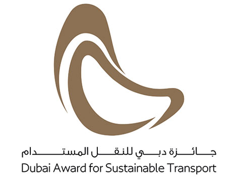 an image of Dubai award for sustainable transport logo