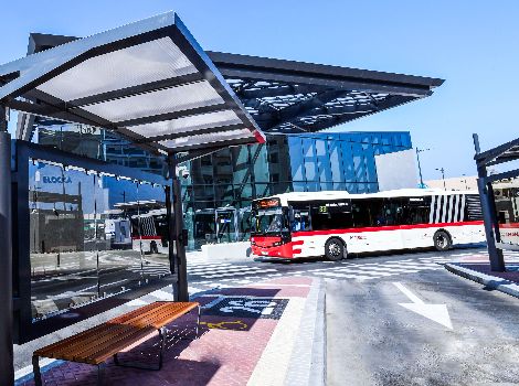 an image of Dubai Bus new station
