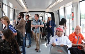 44m riders use Metro and 943 thousand riders use Tram
