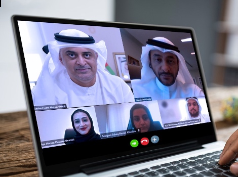 an image of online meeting