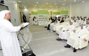 Al Tayer delivering a speech to the Innovation Lab