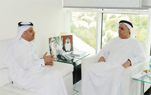 Mattar Al Tayer receiving the Qatari Consul