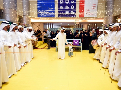 an image from the traditional events in celebration of ‘Haq AL Laylah’